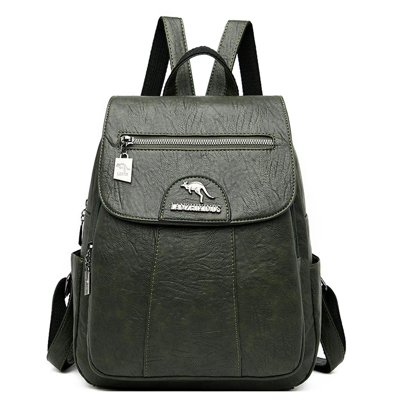 Women’s Soft Leather Backpack
