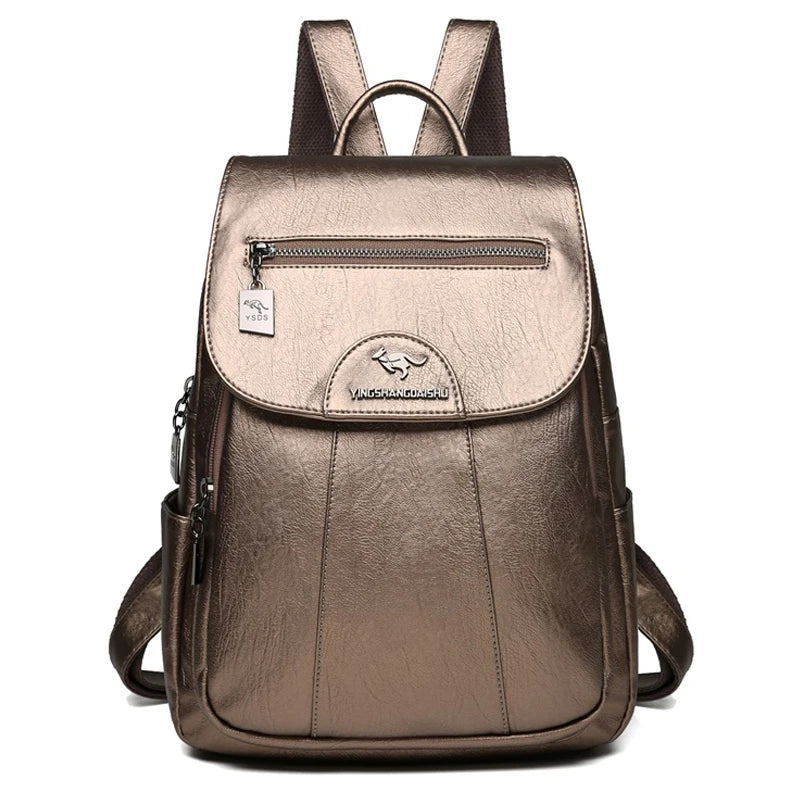 Women’s Soft Leather Backpack