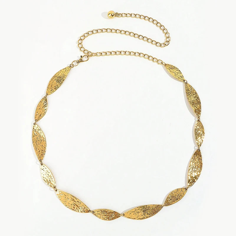 Metallic Waist Chain Belt