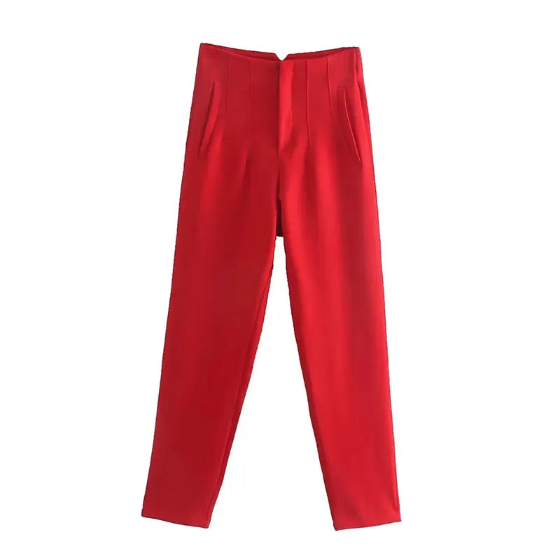 Women’s Tailoring Zipper Pants