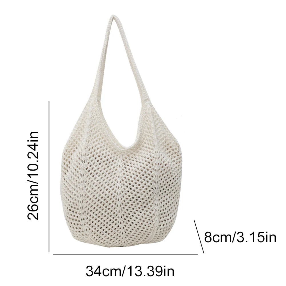 Summer Mesh Tote Handbag