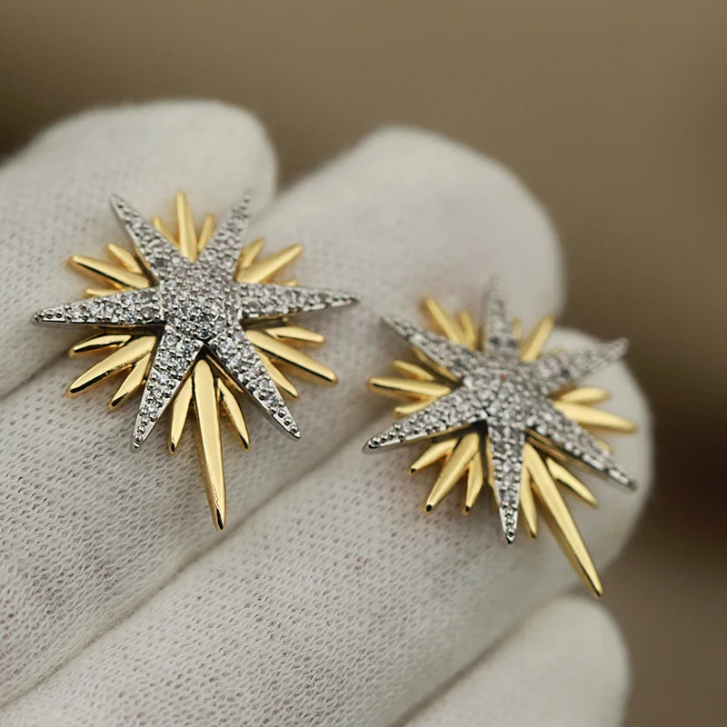 Star Design Luxury Earrings