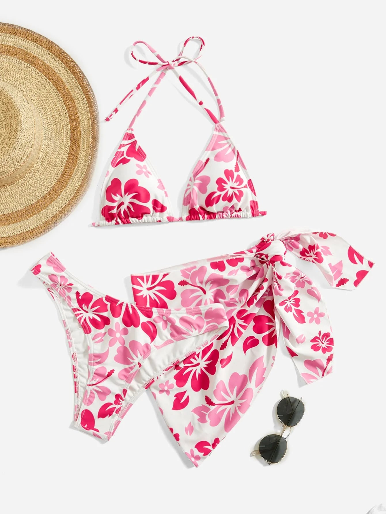 Skirt Bikini Three-Piece Set