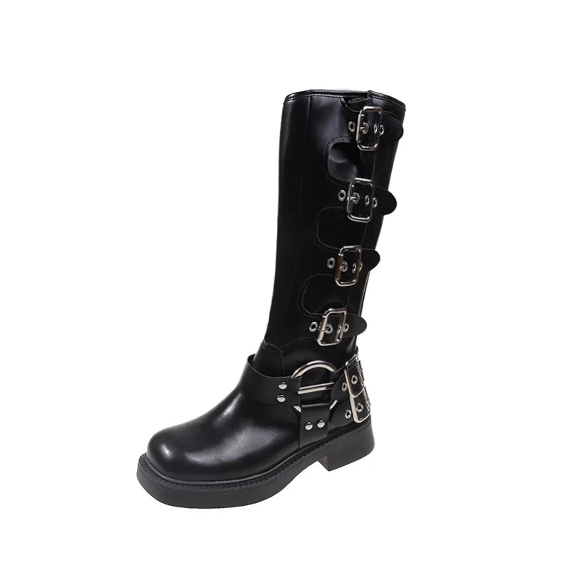 Knee-High Platform Boots