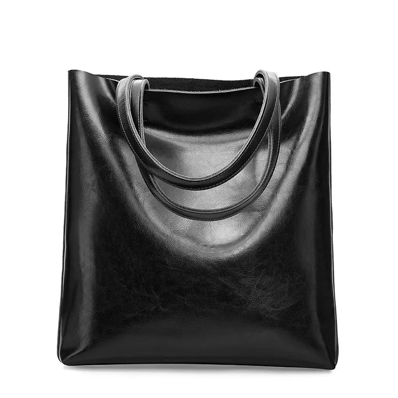 Large Vintage Leather Tote