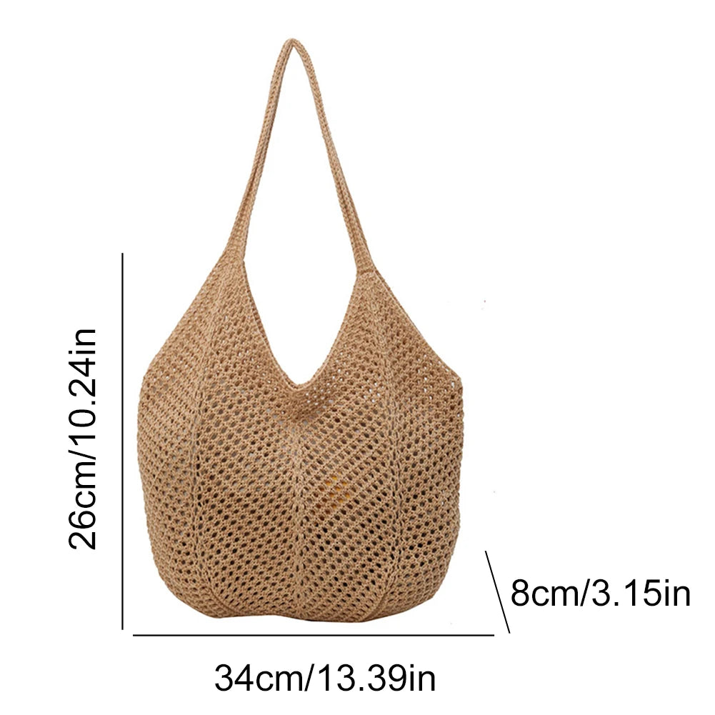 Summer Mesh Tote Handbag