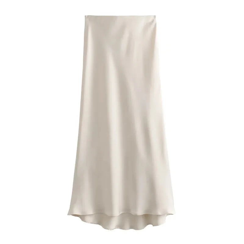 Women’s Satin Long Skirt