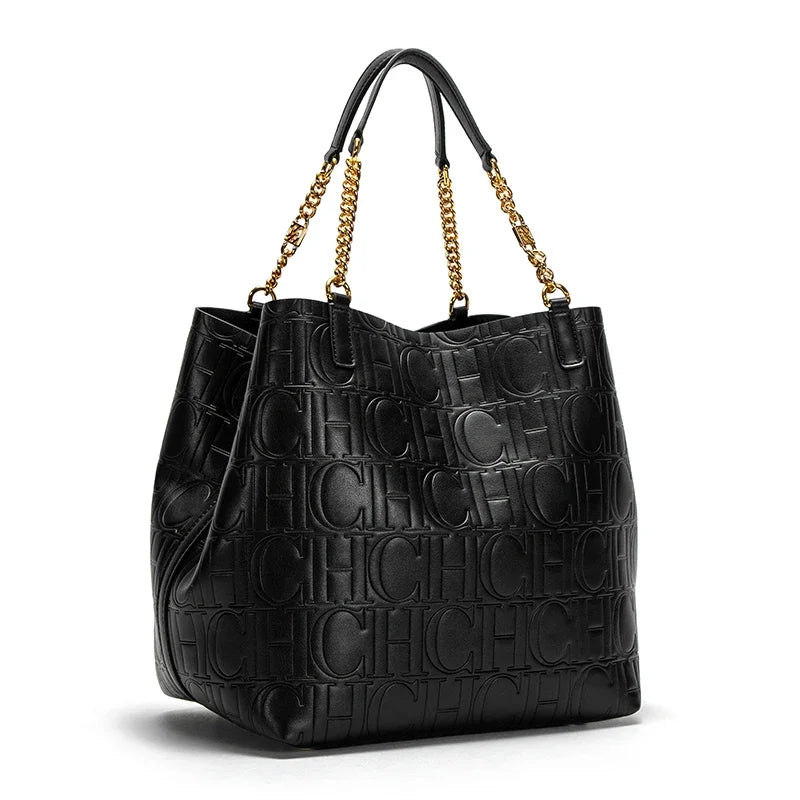 Embossed Logo Tote Bag