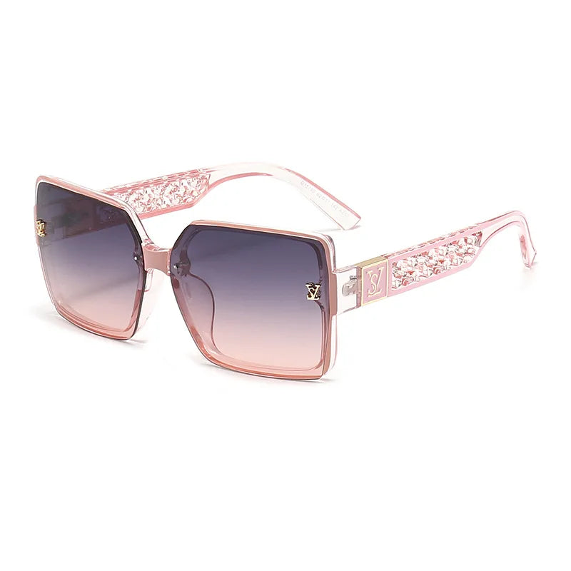 Elegant Oversized Square Sunglasses