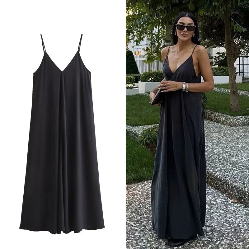 Slip Long Summer Dress