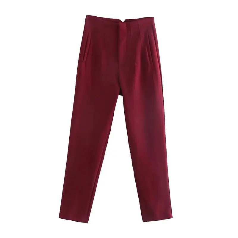 Women’s Tailoring Zipper Pants
