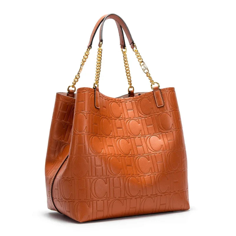 Embossed Logo Tote Bag
