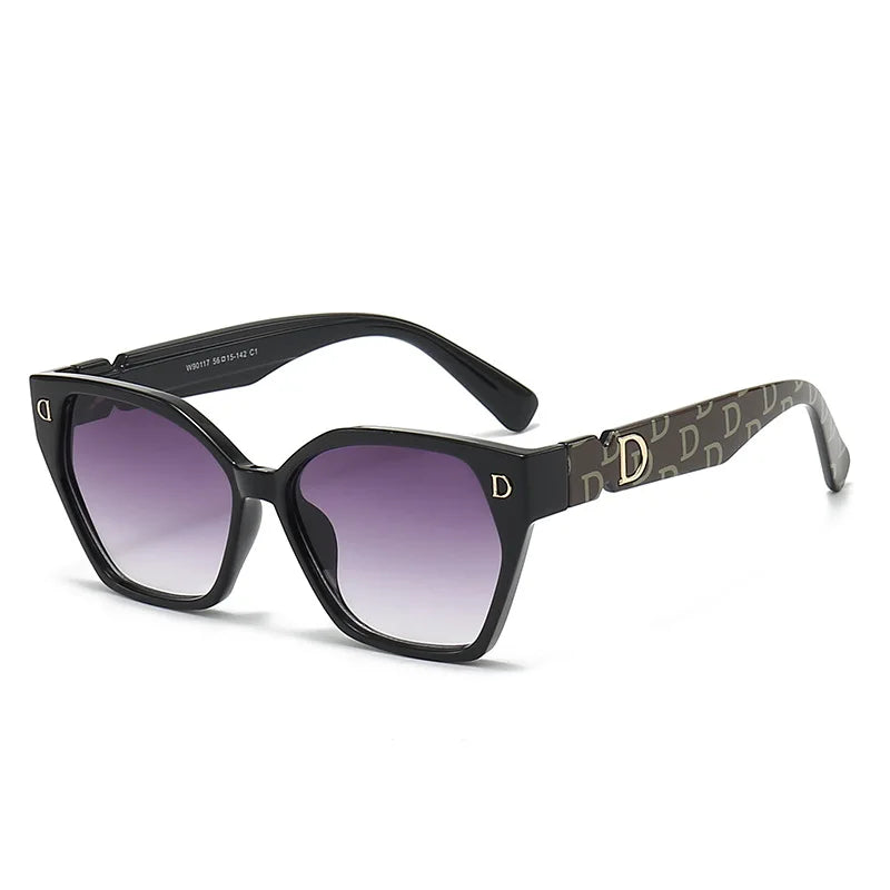 Square Oversized Monogram Sunglasses