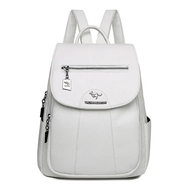 Women’s Soft Leather Backpack 