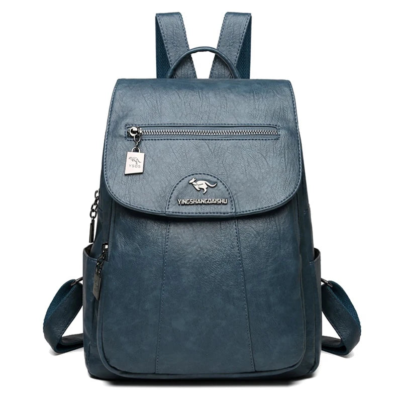 Women’s Soft Leather Backpack 