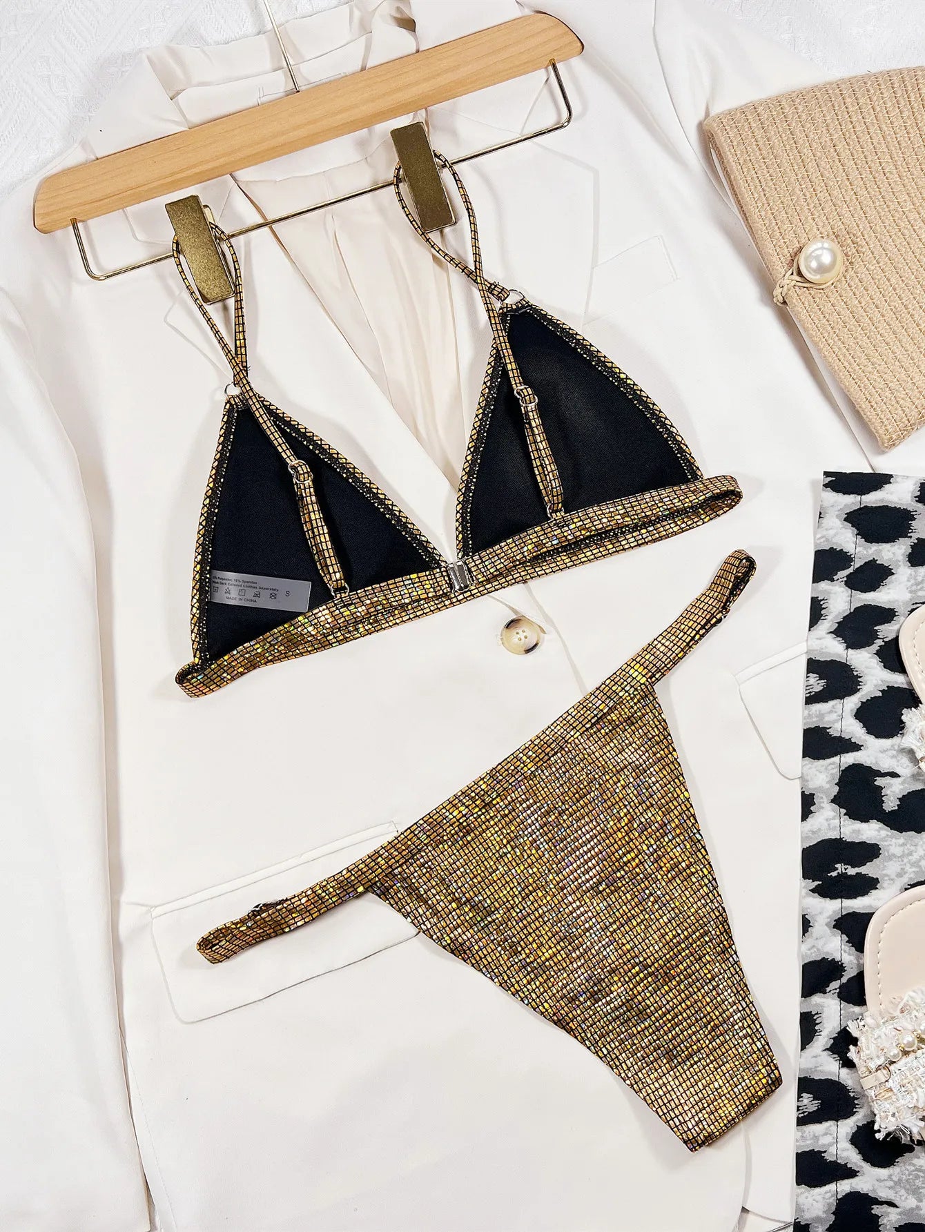 Glitter Gold Bikini
