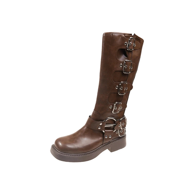 Knee-High Platform Boots