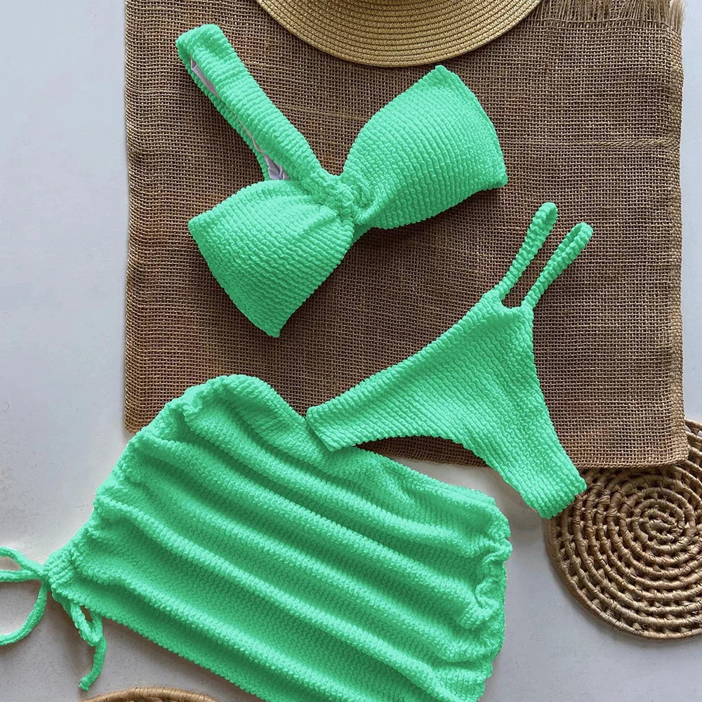 3 Pieces Bikini Women 