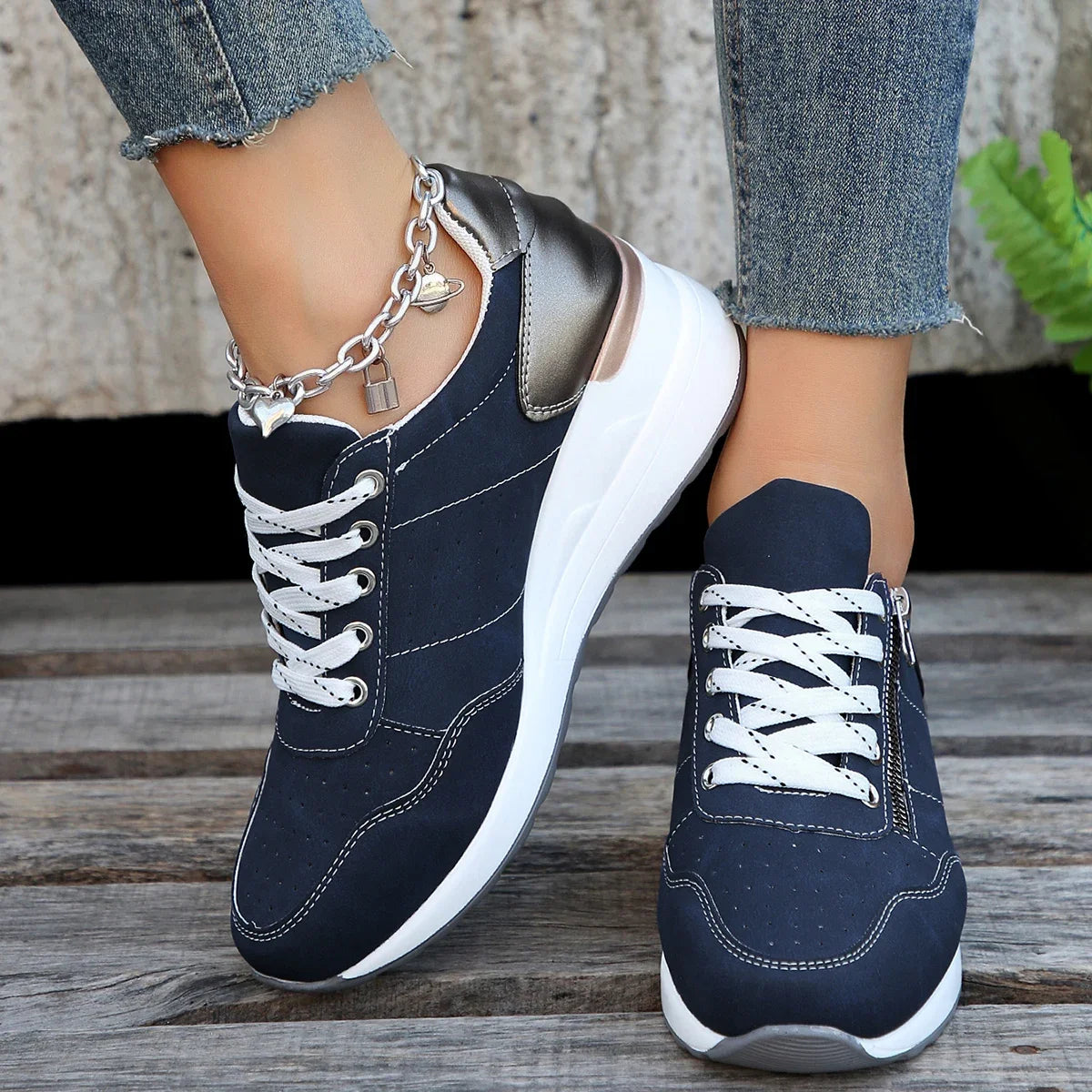 Wedge Platform Sneakers