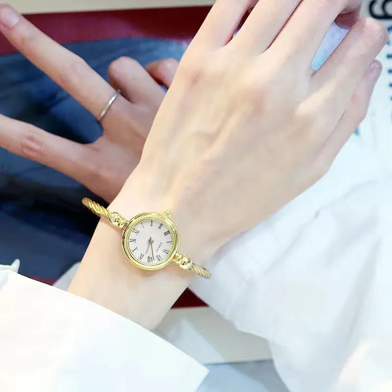 Luxury Retro Steel Watch Bracelet 
