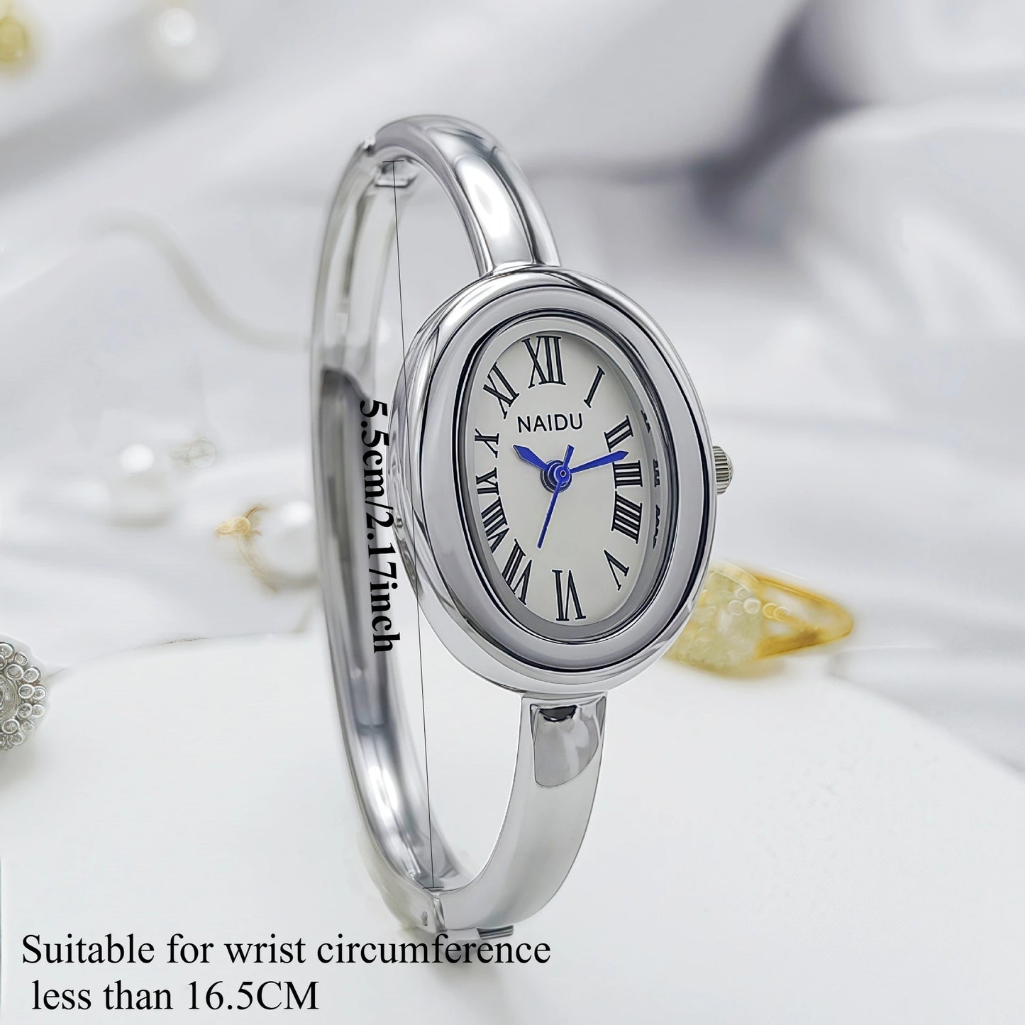 Women's Oval Dial Bracelet Watch