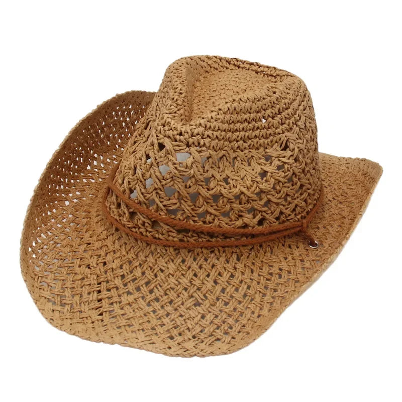Vintage Western Sun Hat for Women 