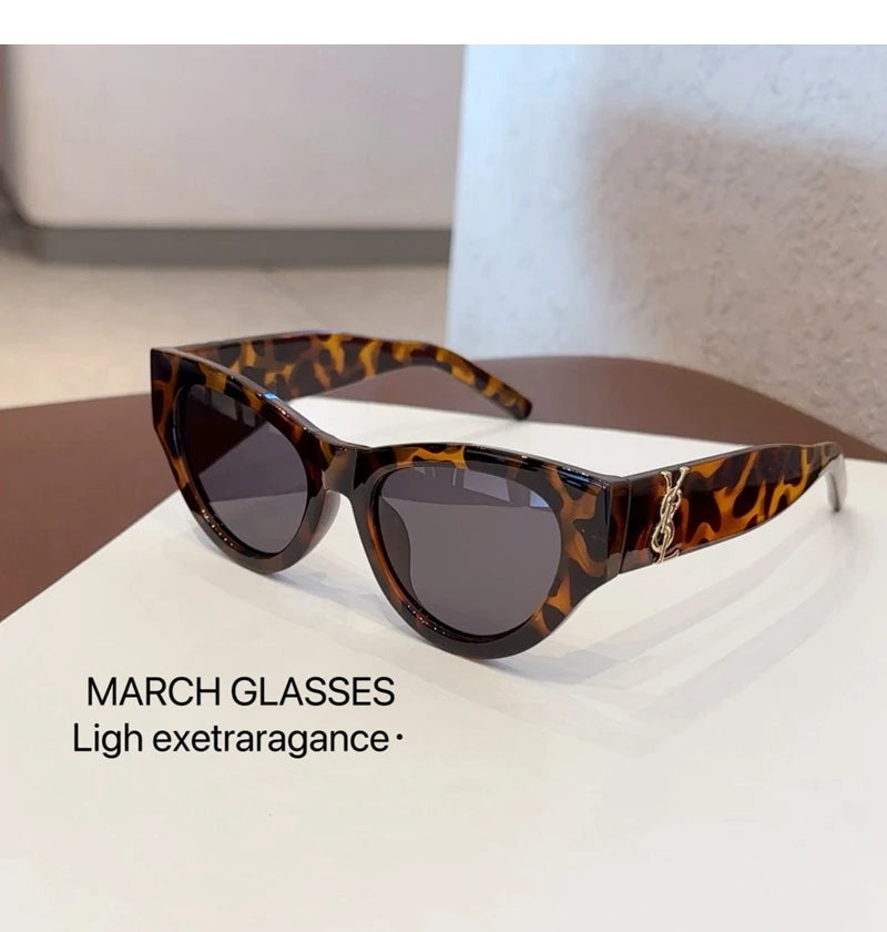 Winged Cat-Eye Sunglasses