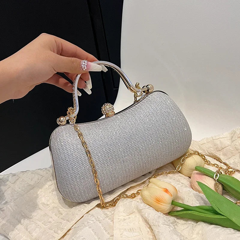Luminous Glitter Clutch