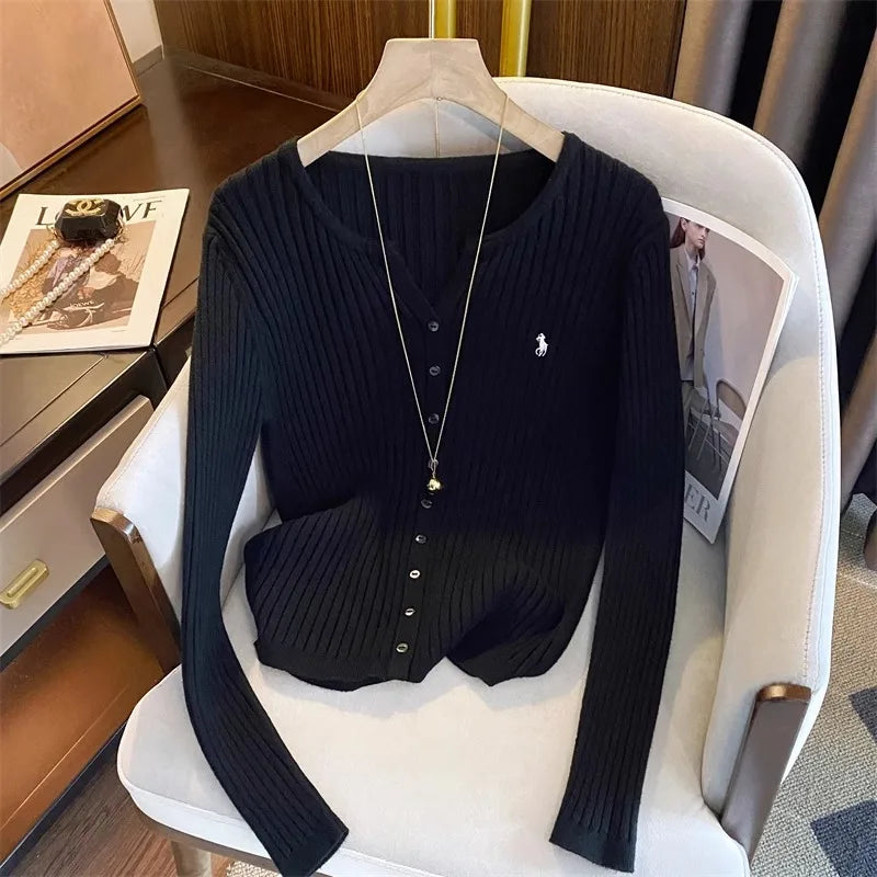 Embroidery Long Sleeve Sweater 