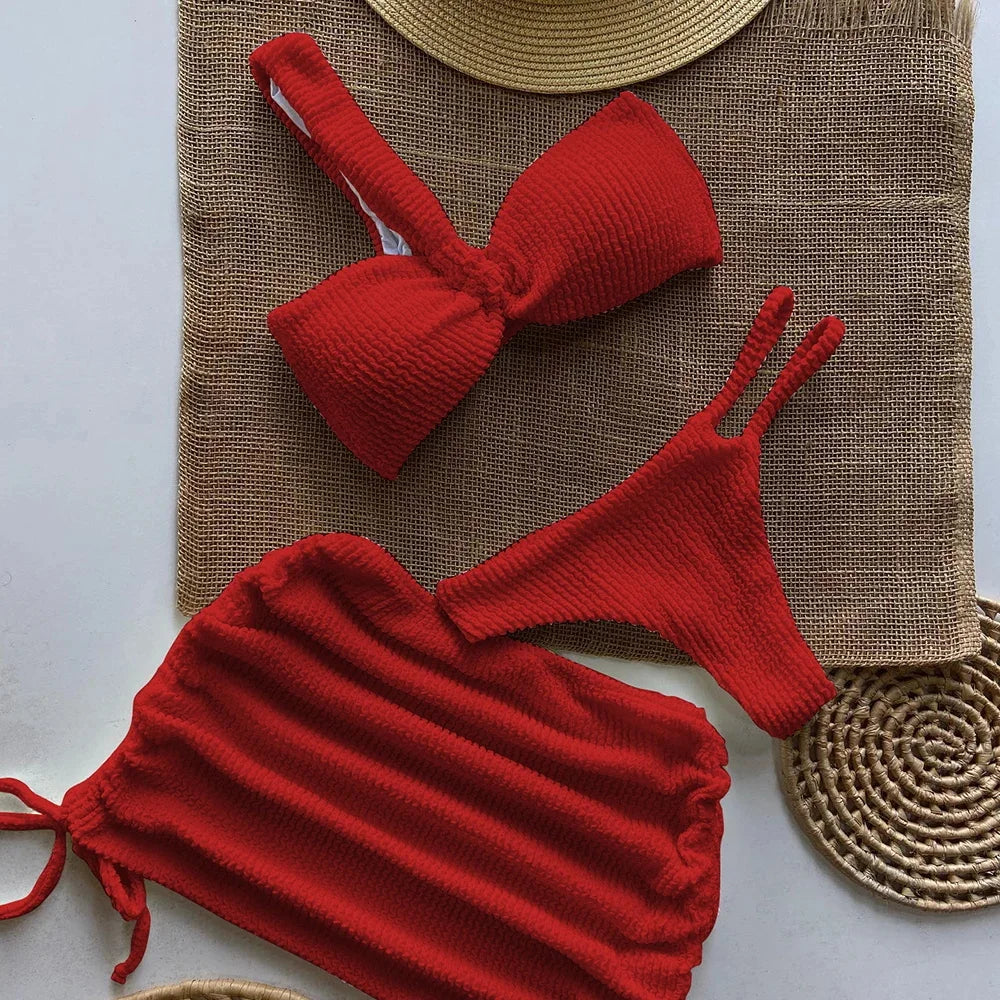 3 Pieces Bikini Women 