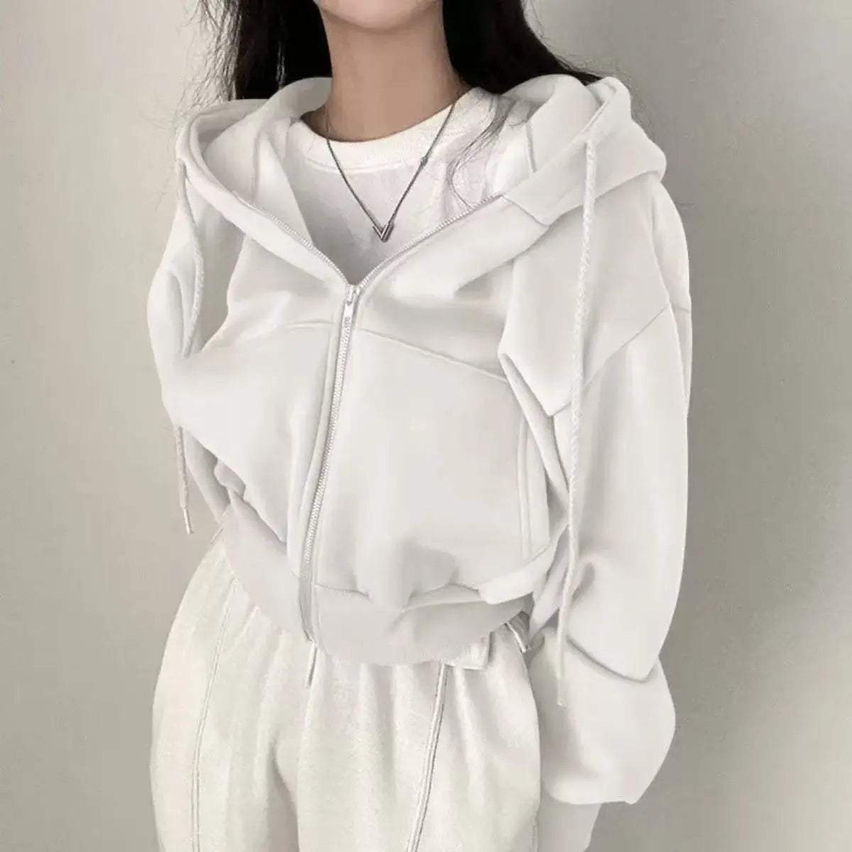 Autumn Winter Hooded Casual Jacket 