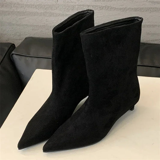 Pointed Toe Ankle Boots