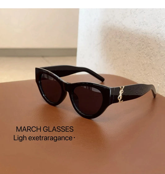 Winged Cat-Eye Sunglasses