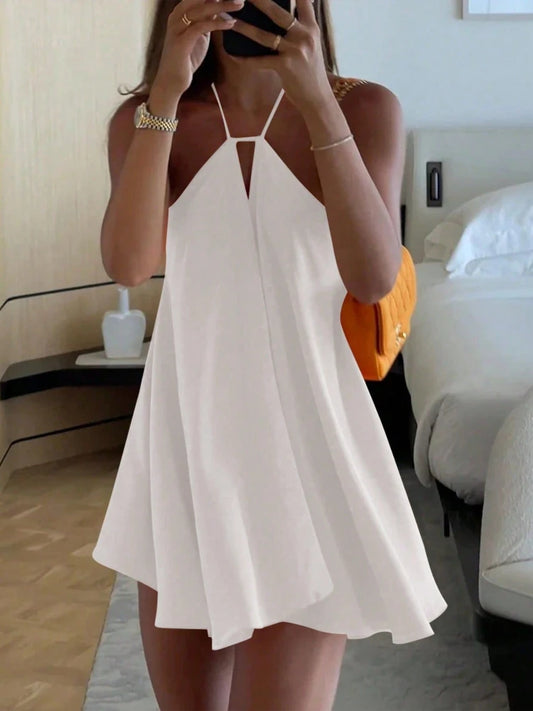 Women’s Sleeveless Backless Dress 