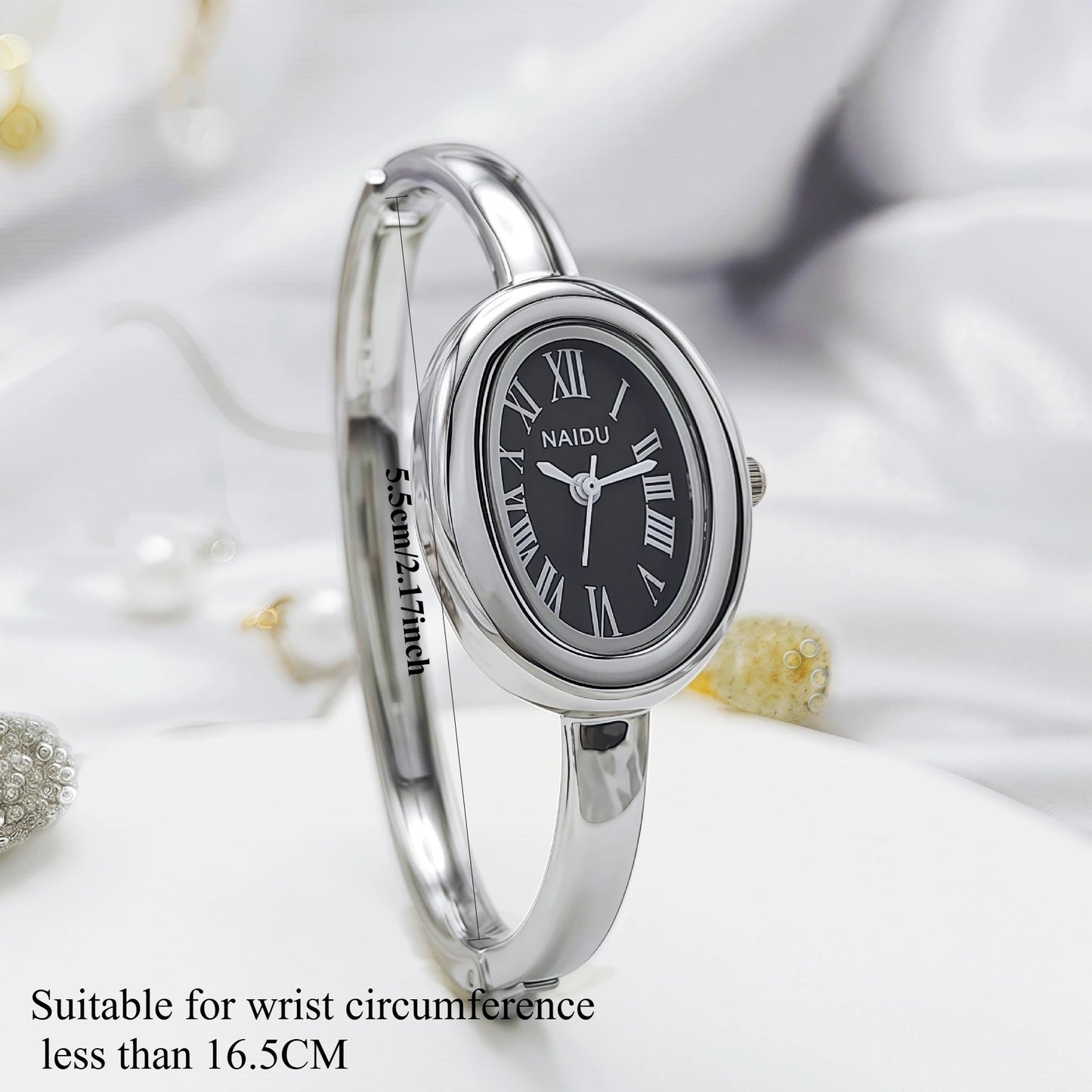 Women's Oval Dial Bracelet Watch