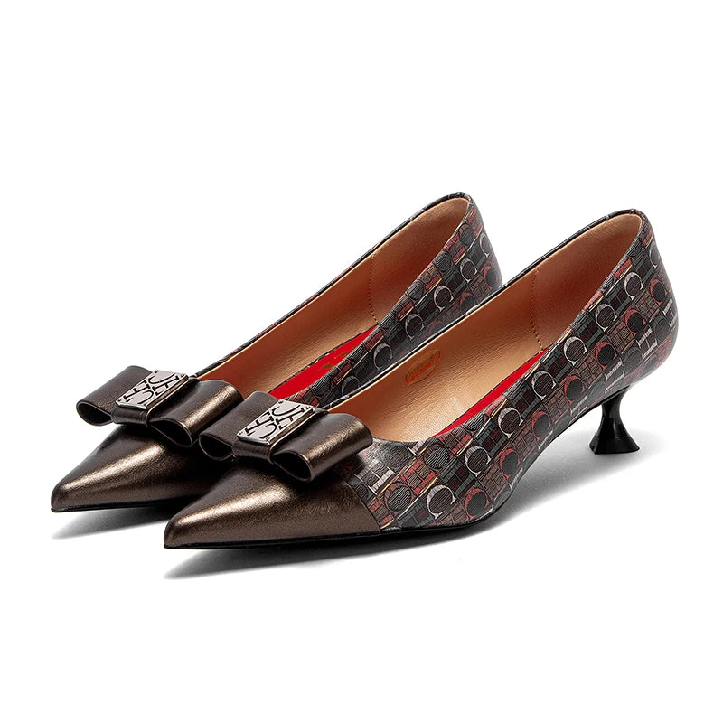 Anti-Velvet Pointed-Toe Pumps