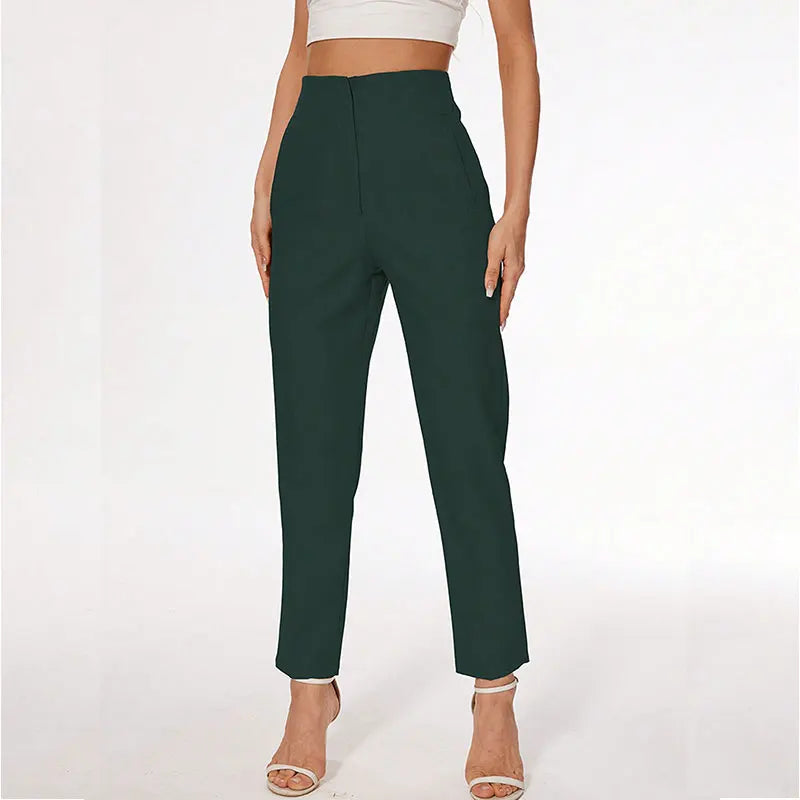 Women’s Tailoring Zipper Pants 