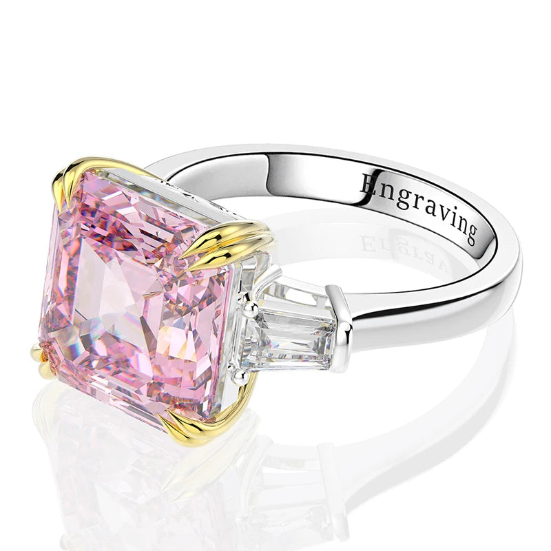 The Radiant Three-Stone Ring