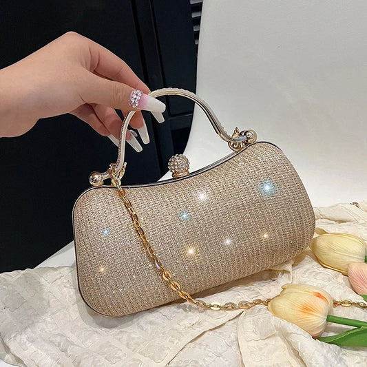 Luminous Glitter Clutch