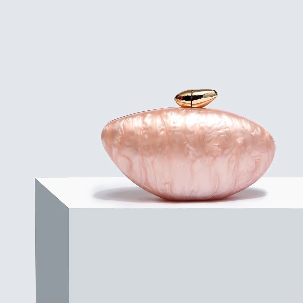 Acrylic Clutch Purse with Chain – Glamorous Luxury 