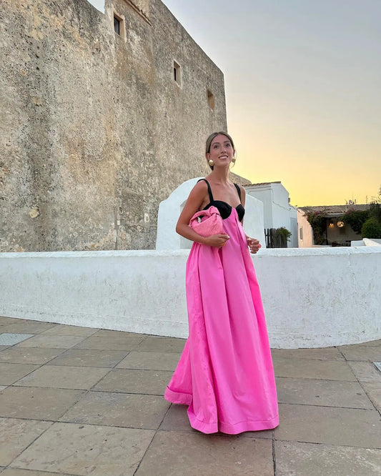 Luxury Backless Lace-Up Dress 