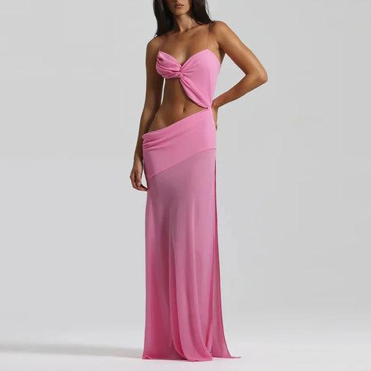 Summer Sexy Backless Long Dress 