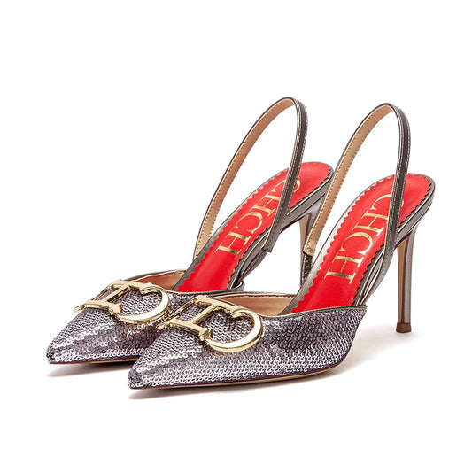 Designer-Inspired Slingback Heels