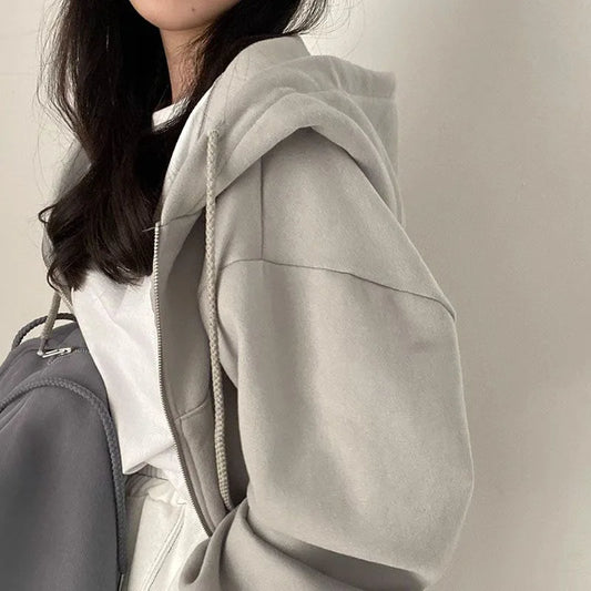 Autumn Winter Hooded Casual Jacket 
