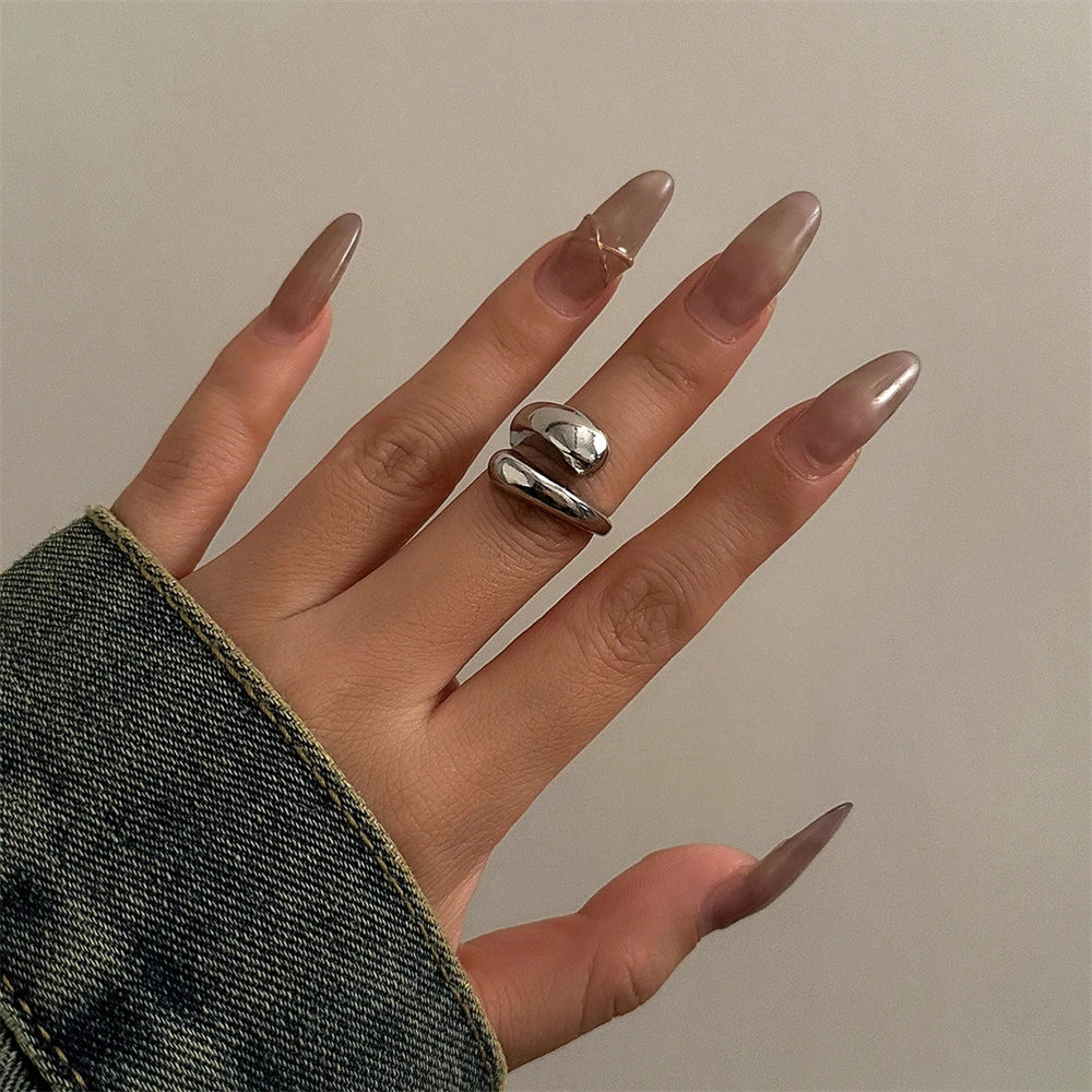 Open Metallic Wrist Bracelet 