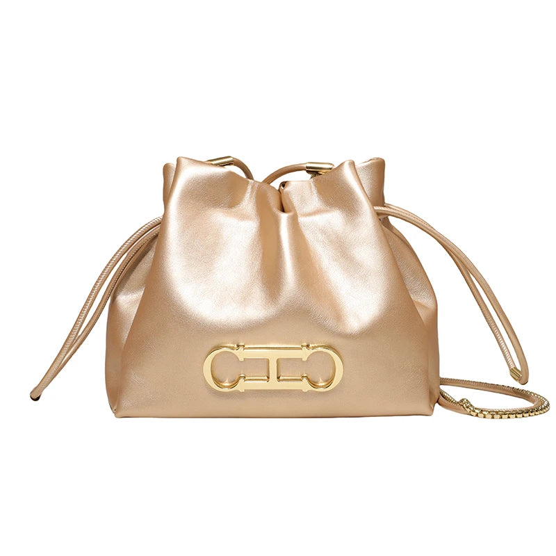 The Drawstring Bucket Bag