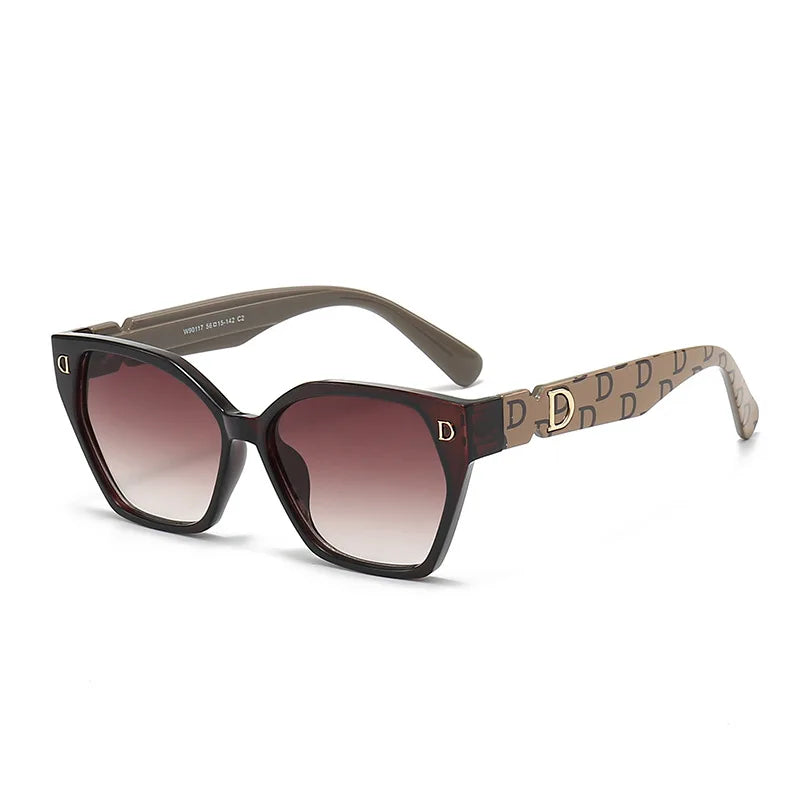Square Oversized Monogram Sunglasses