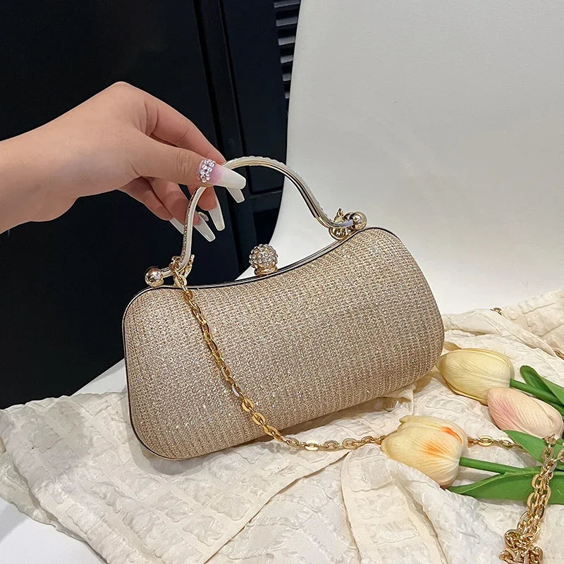 Luminous Glitter Clutch