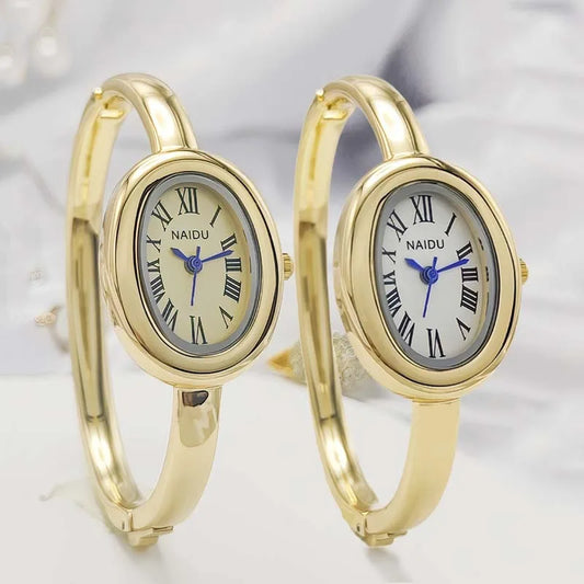 Women's Oval Dial Bracelet Watch