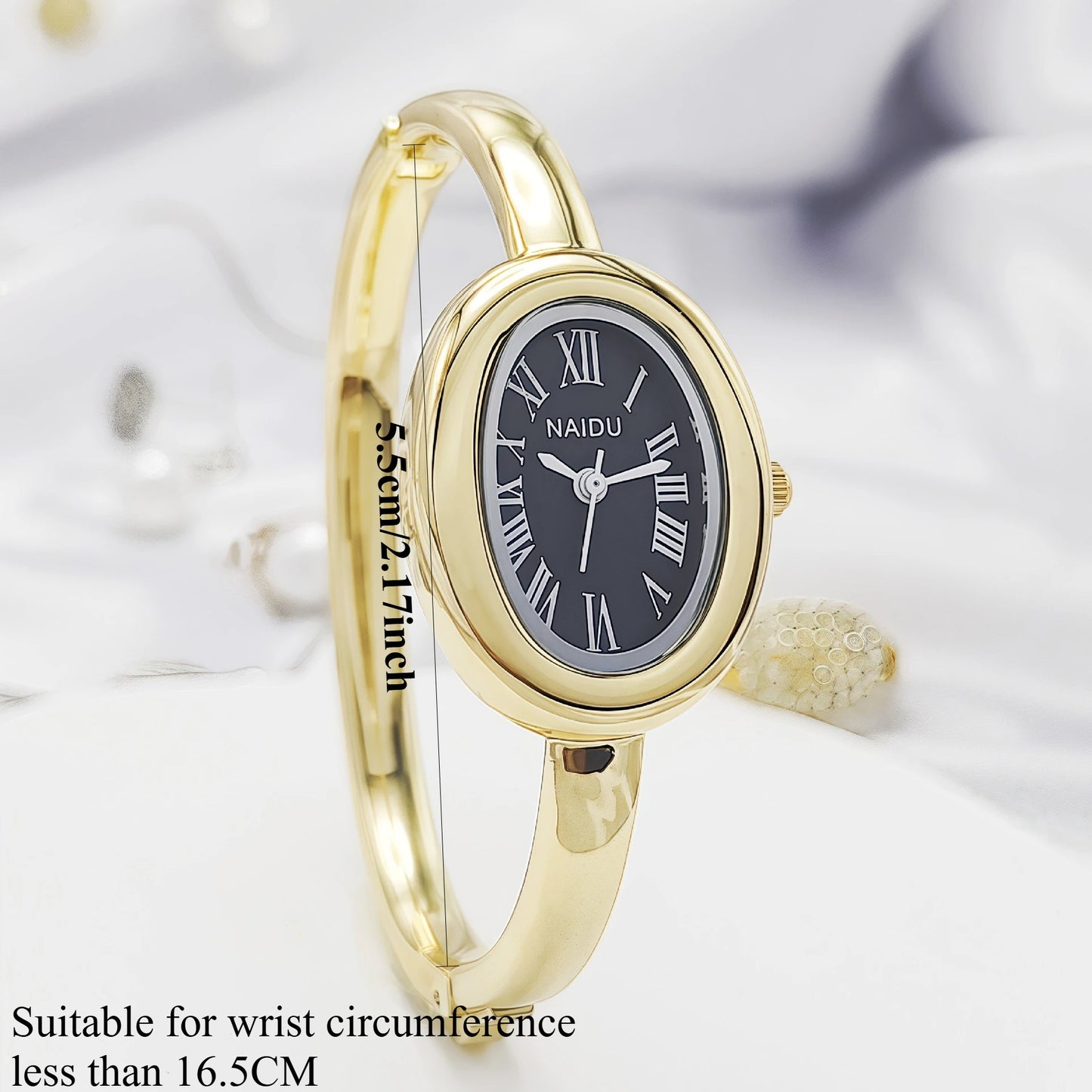 Women's Oval Dial Bracelet Watch
